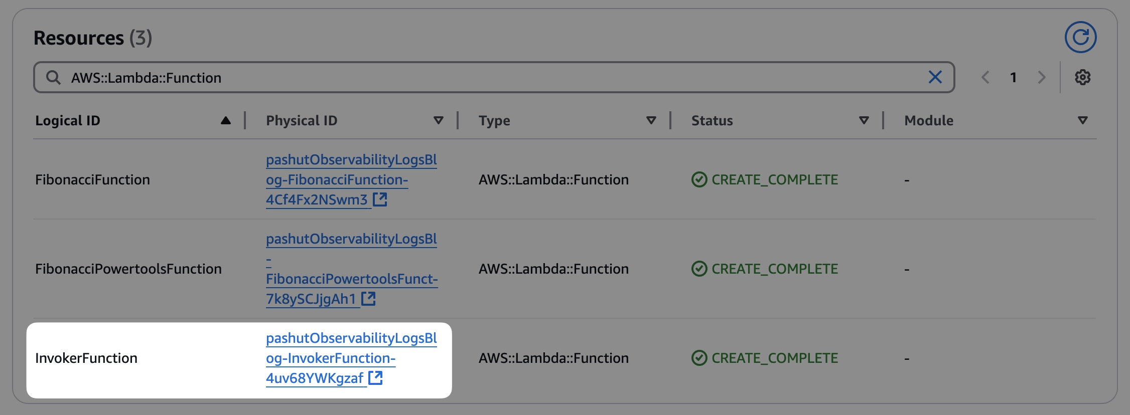 cloudformation resources